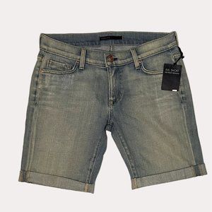 Fidelity AXL Girlfriend Bermuda Light Wash Blue Jean Shorts Sz 3 NWT